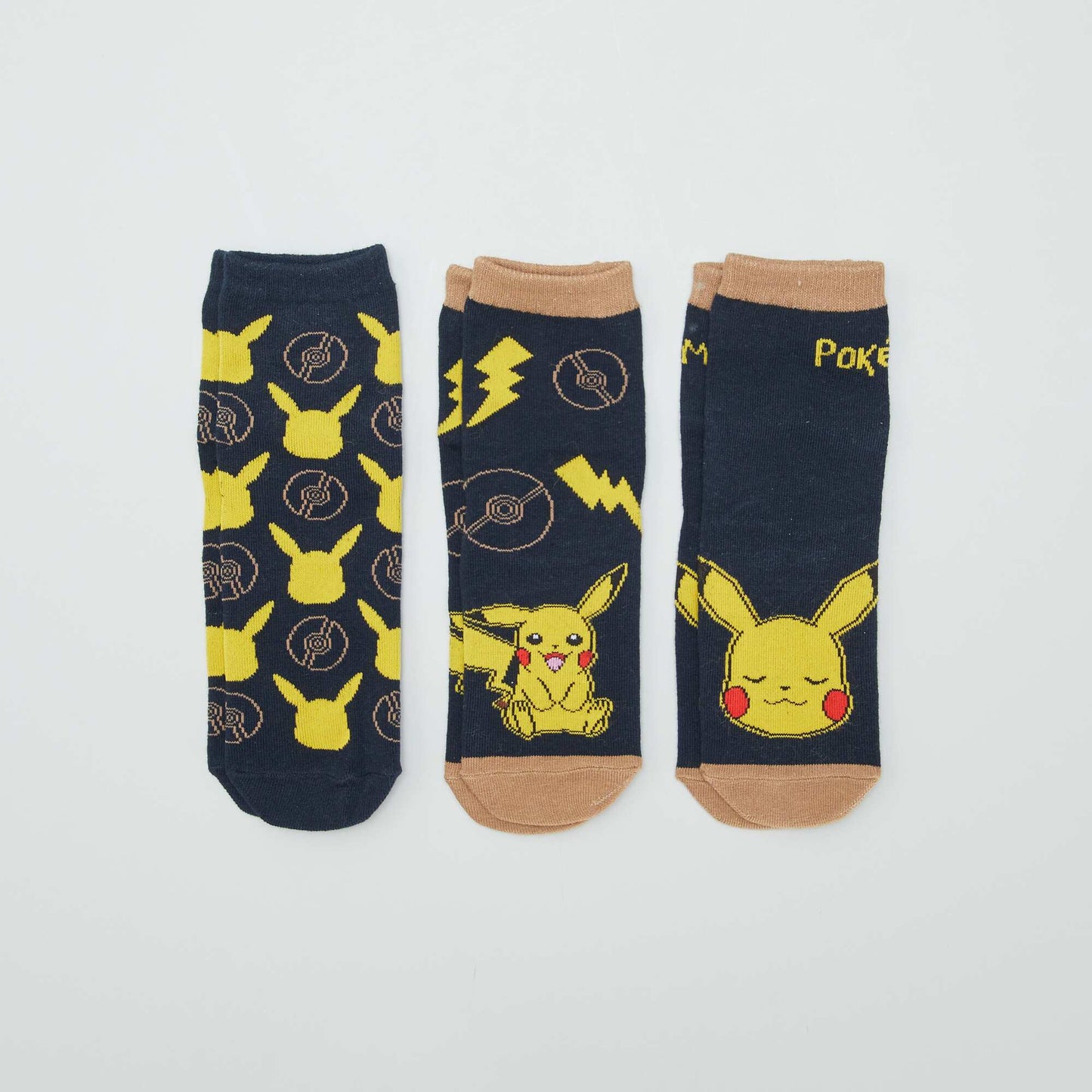 Chaussettes 'Pokémon' - Lot de 3 BLEU