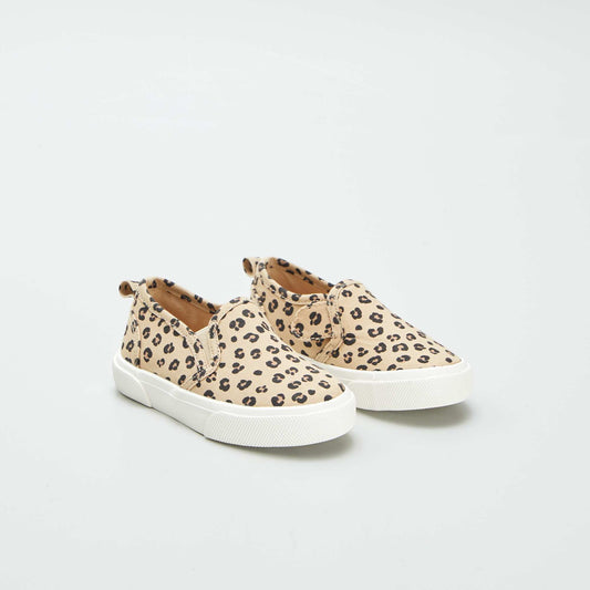Baskets slip-on imprimées LéOPARD