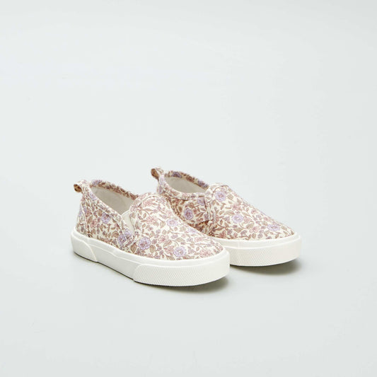 Baskets slip-on imprimées FLEURI
