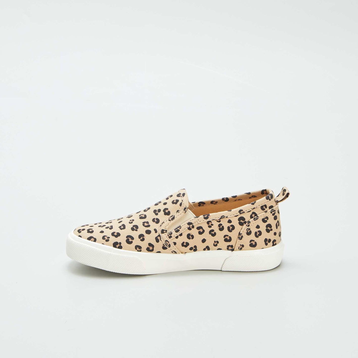 Baskets slip-on à motif BEIGE