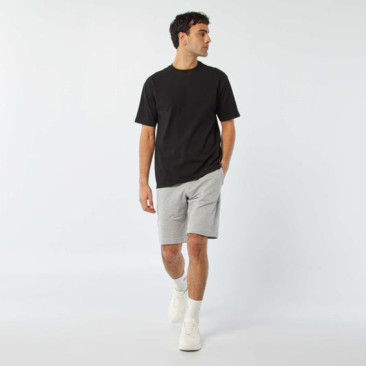 Short de sport style jogger GRIS CHINé
