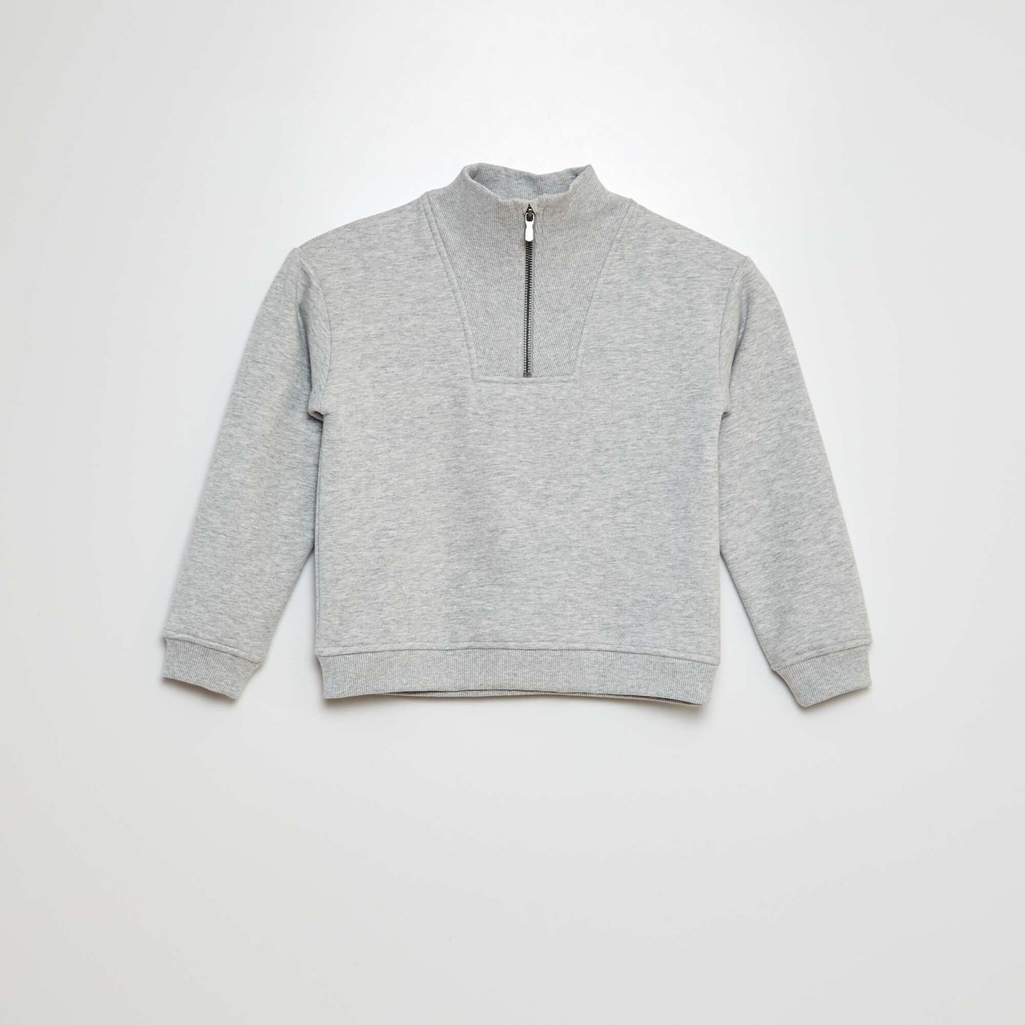 Sweat col camionneur Gris