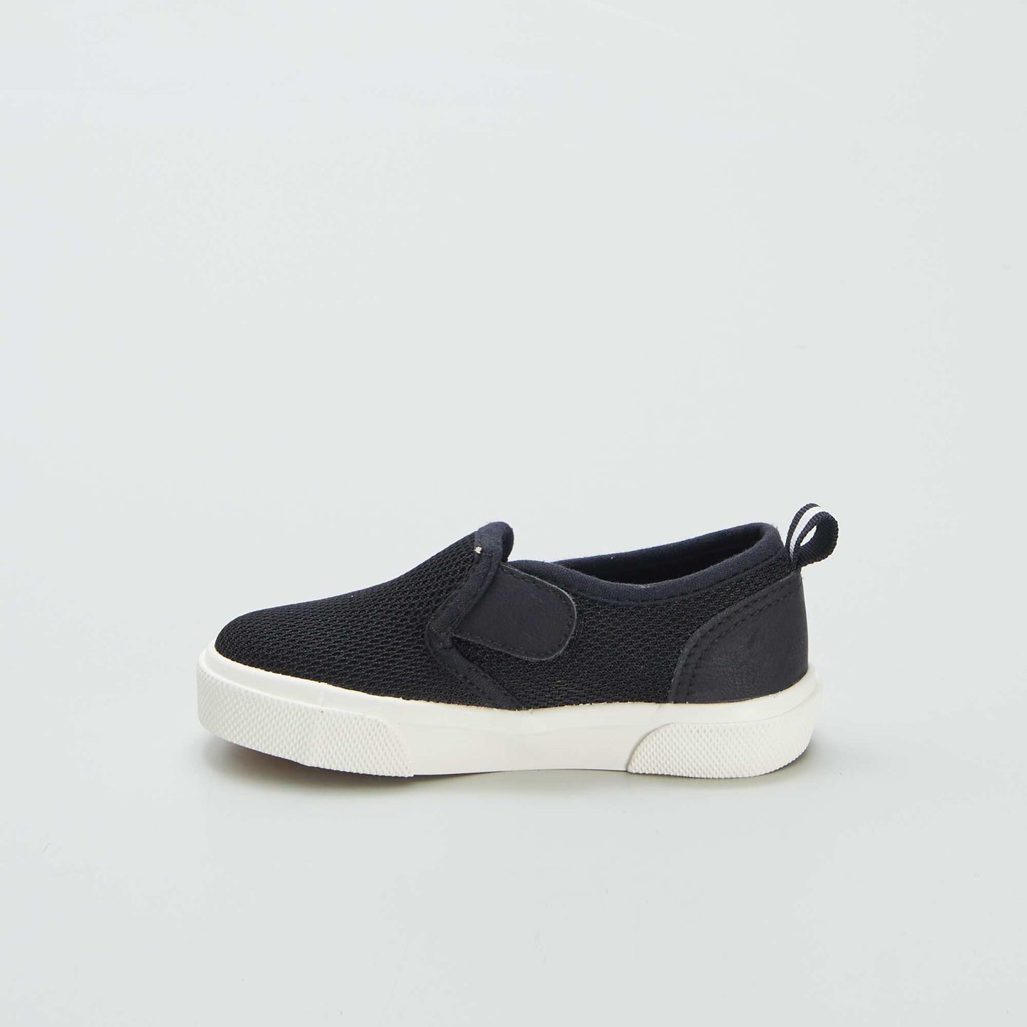 Baskets slip-on en tissu NOIR