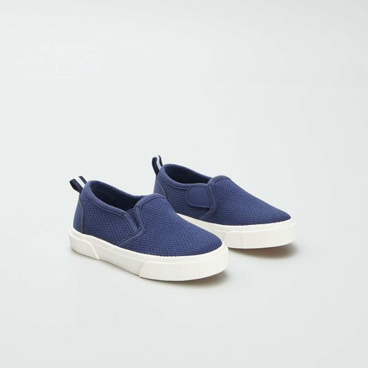 Baskets slip-on en tissu BLEU