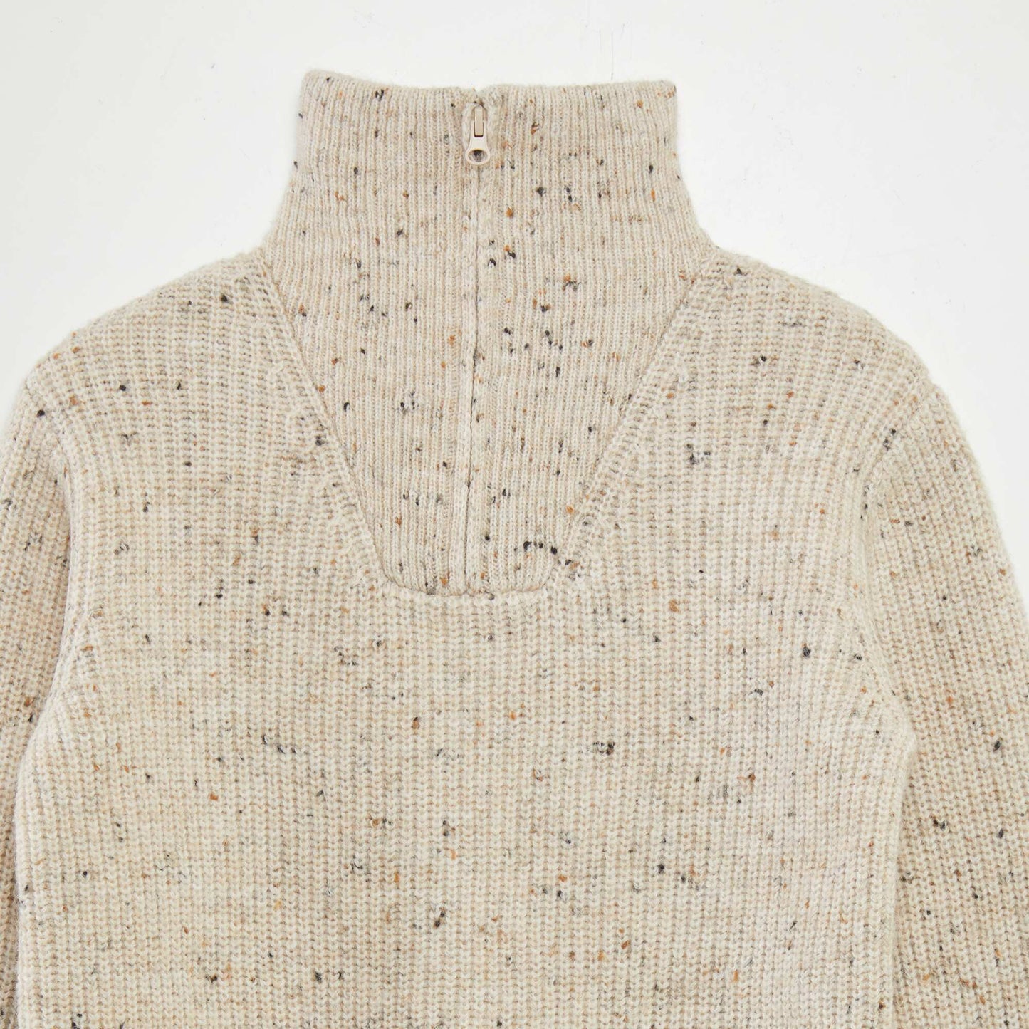 Pull col camionneur Beige