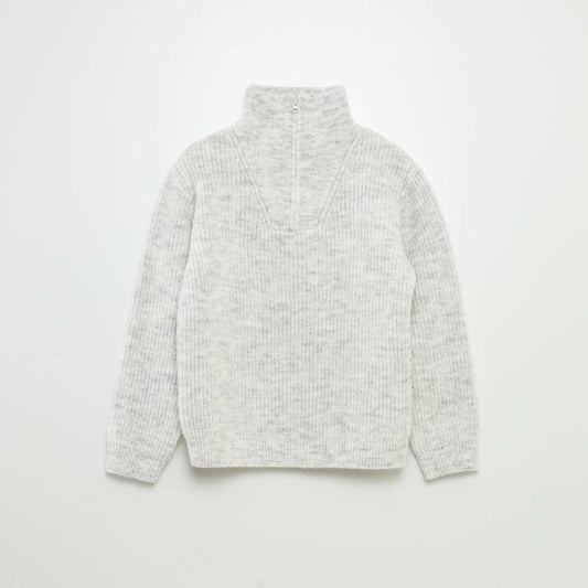 Pull col camionneur Gris