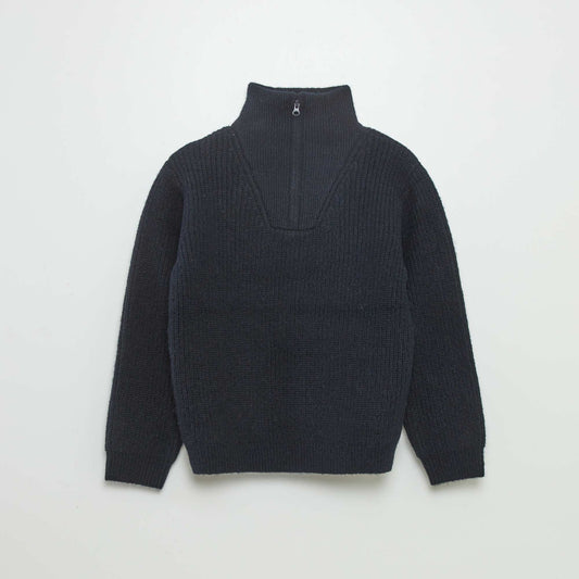 Pull col camionneur Bleu