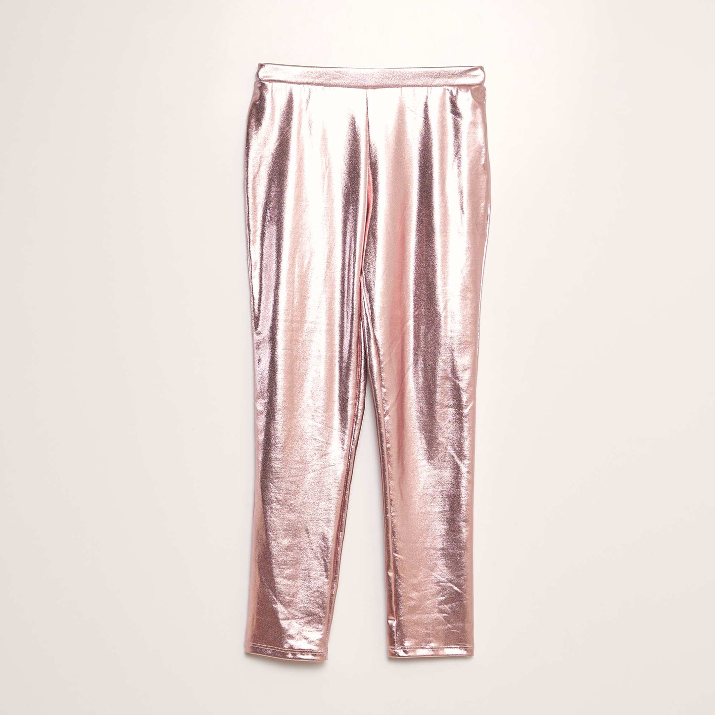 Legging métallisé Rose