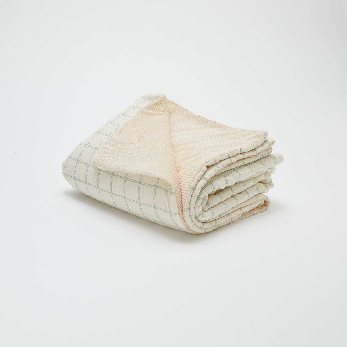 Couverture réversible - Kiabi Home' VERT