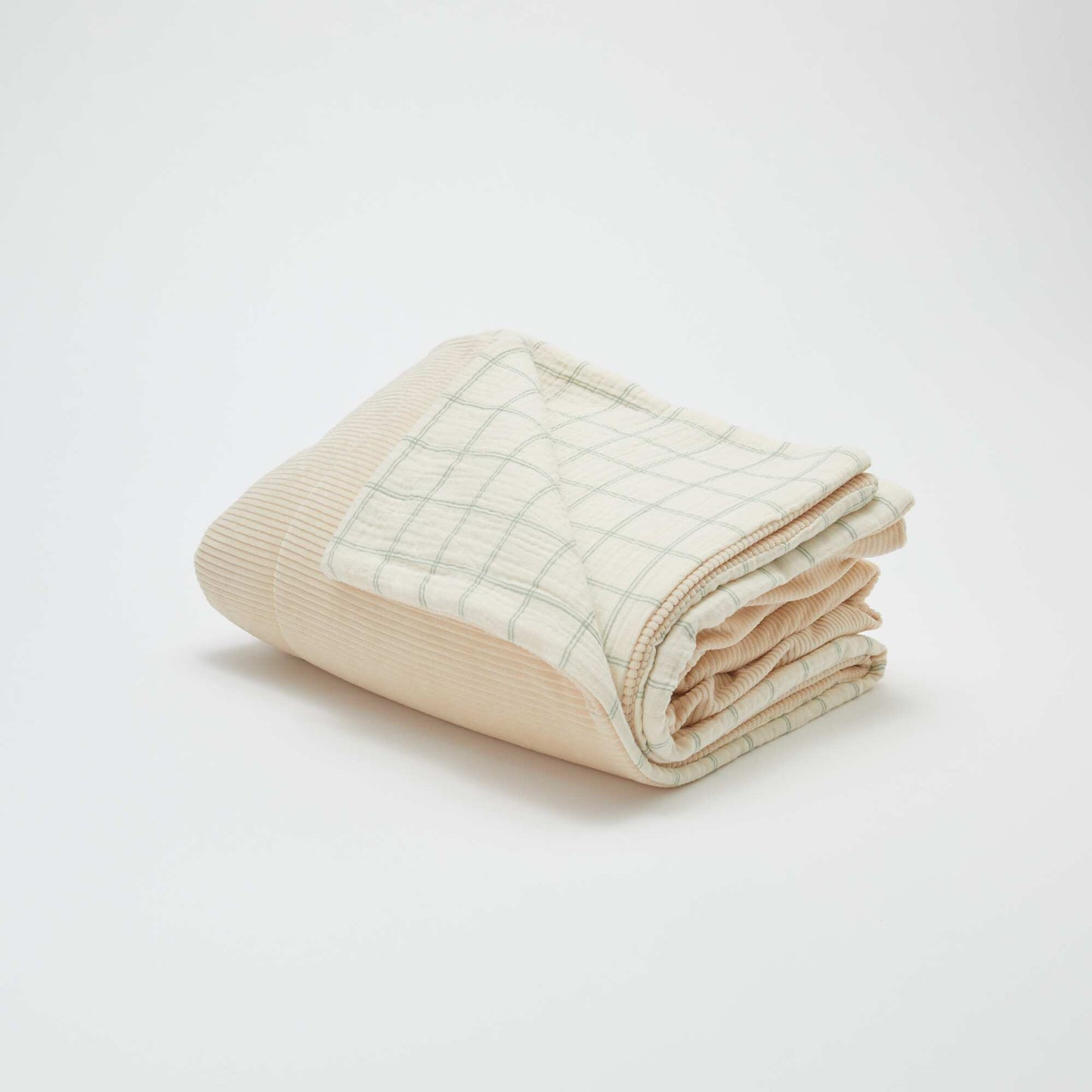 Couverture réversible - Kiabi Home' VERT