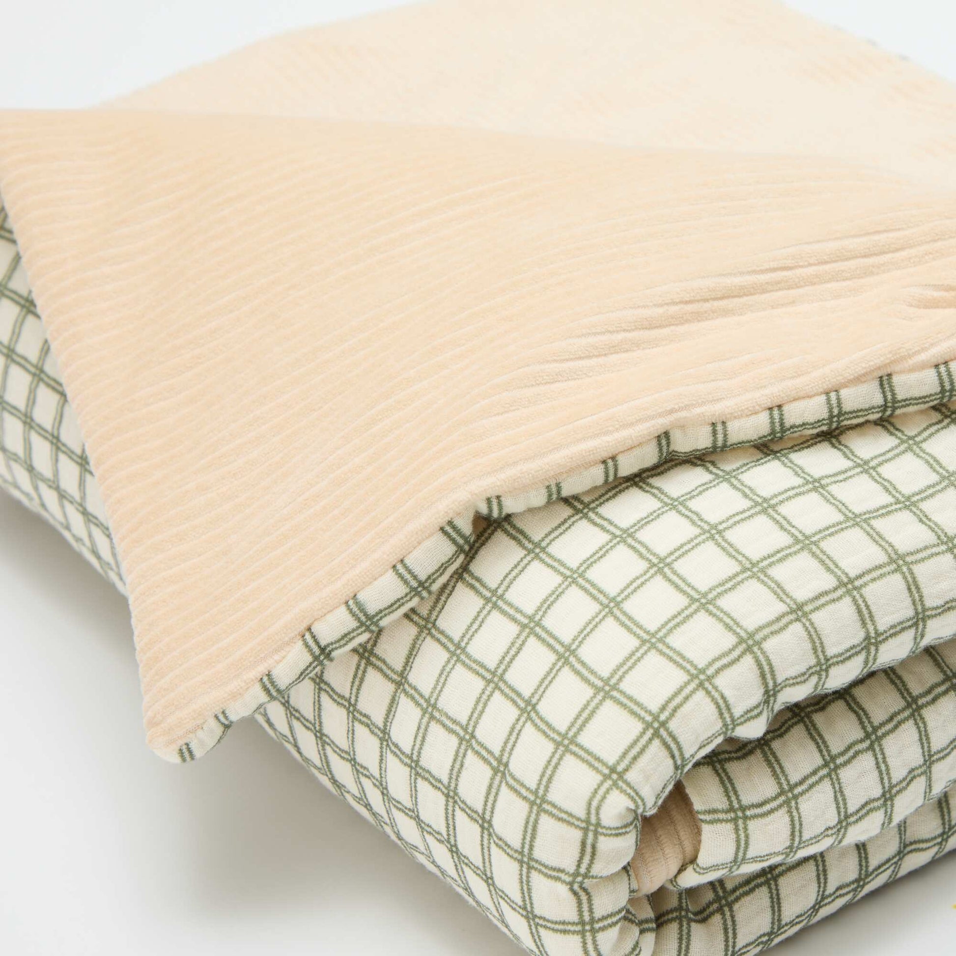 Couverture réversible - Kiabi Home' KAKI