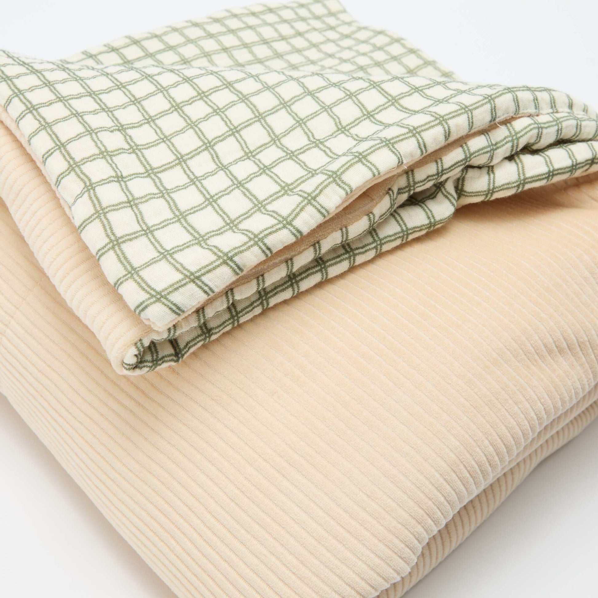 Couverture réversible - Kiabi Home' KAKI