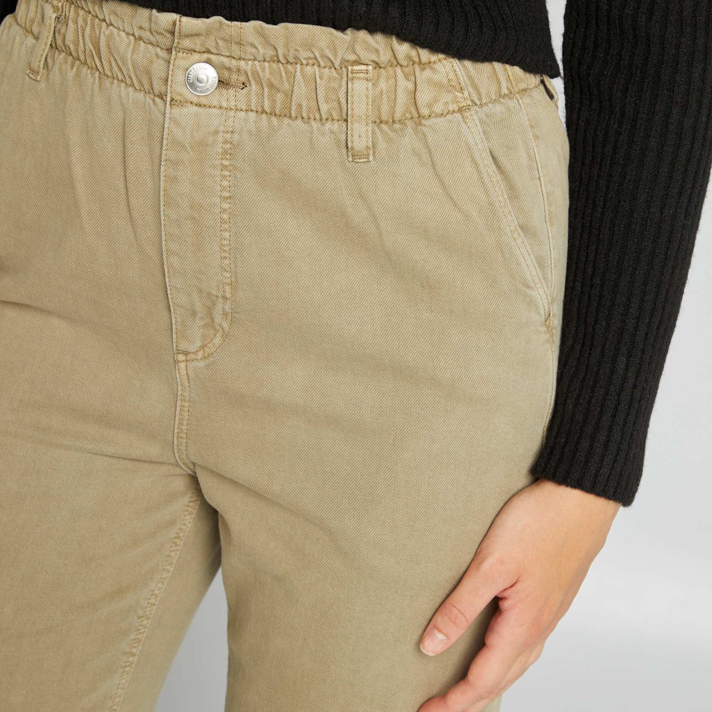 Pantalon en twill Vert