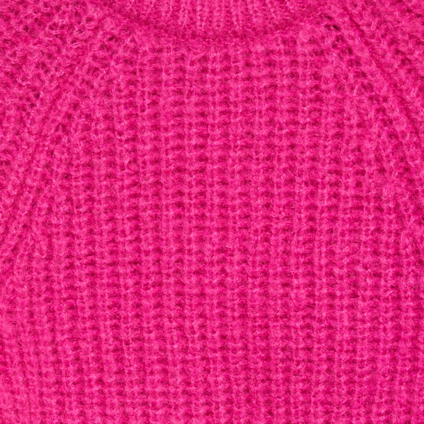 Pull tricot à maille moulinée Rose