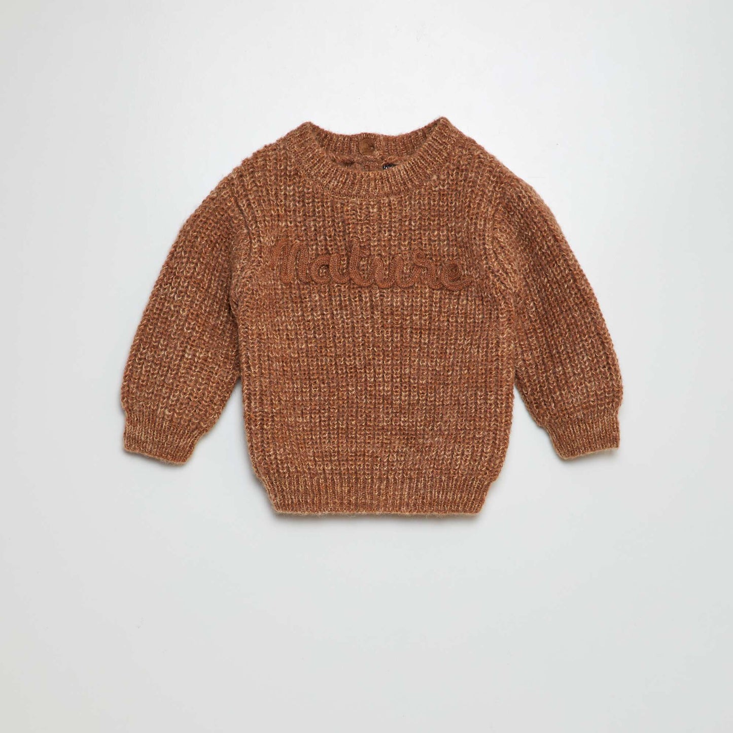 Pull en tricot Marron