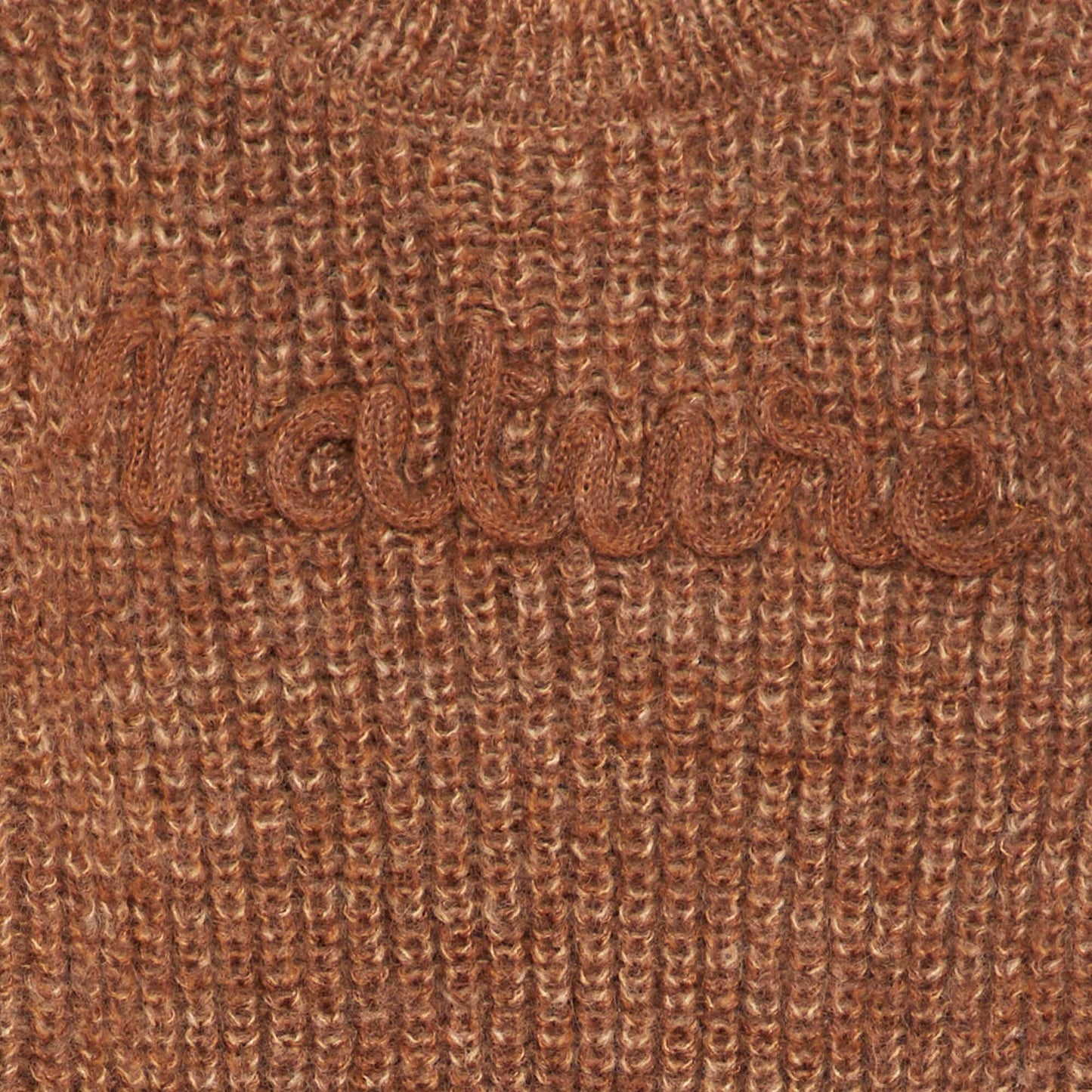 Pull en tricot Marron