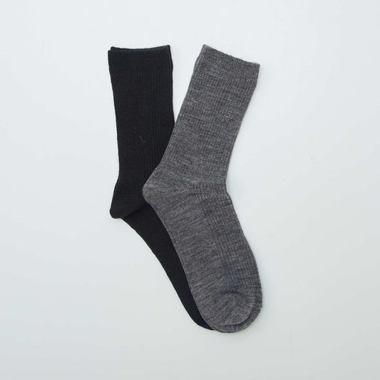 Chaussettes en laine Noir