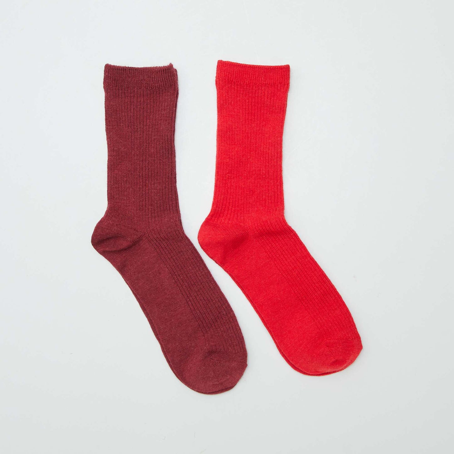 Chaussettes en laine ROUGE