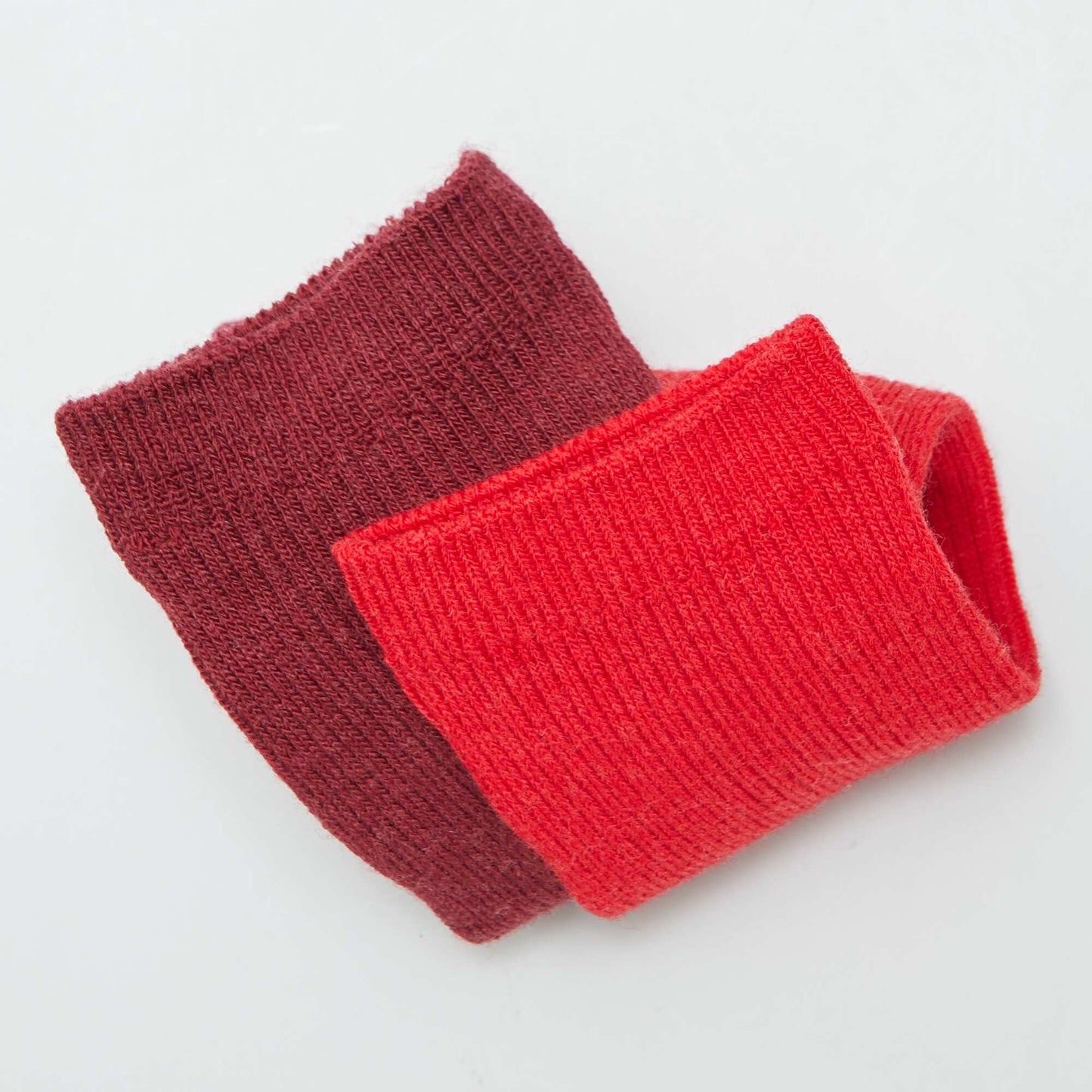 Chaussettes en laine ROUGE