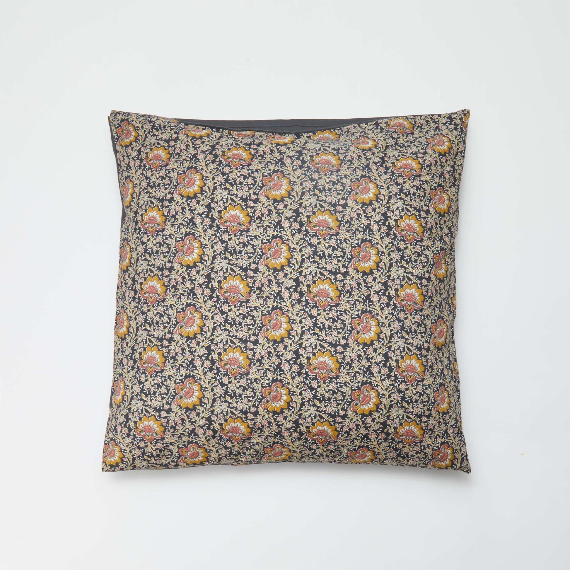 Parure de lit 1 personne 140 x 200cm en coton 57 fils - Kiabi Home GRIS FLEURI
