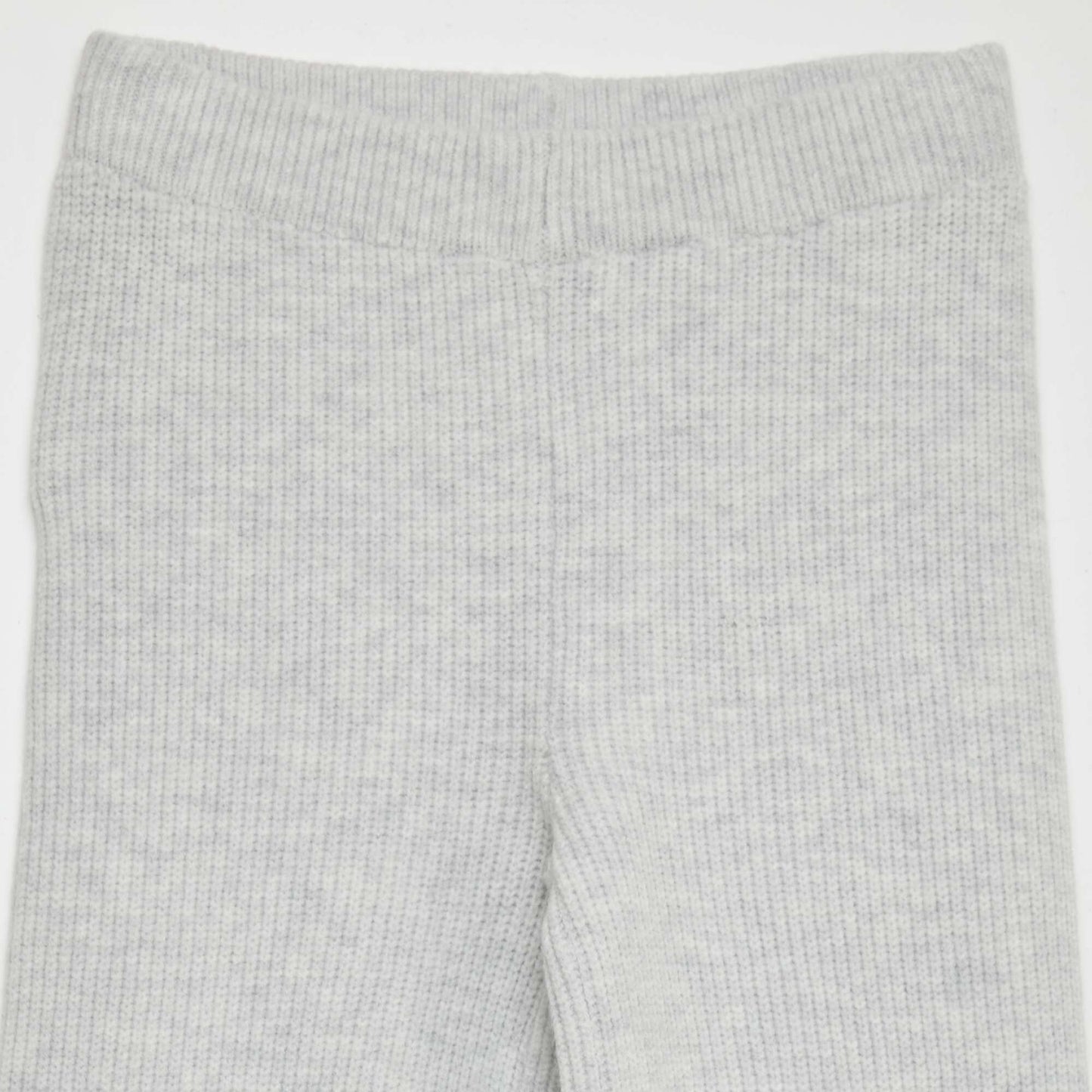 Pantalon flare en maille Gris