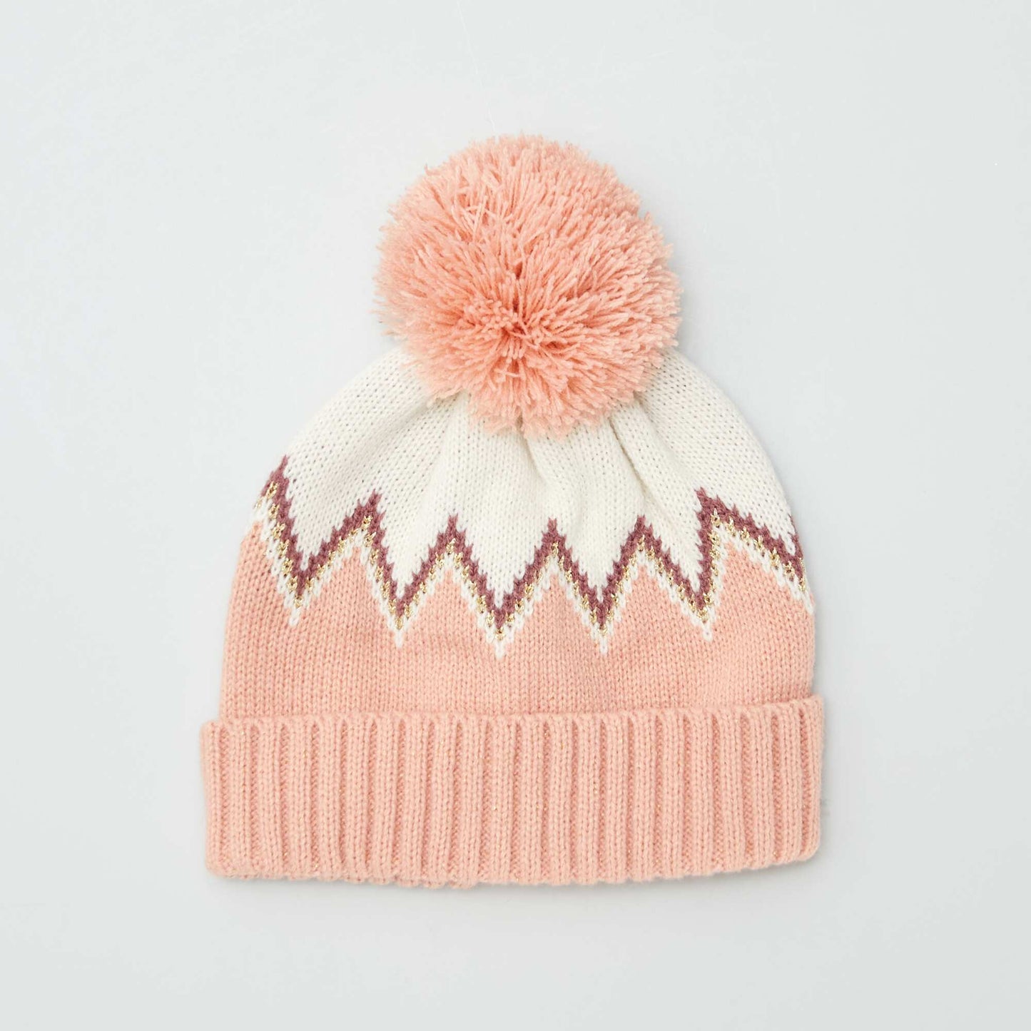 Ensemble bonnet + snood - 2 pièces Rose