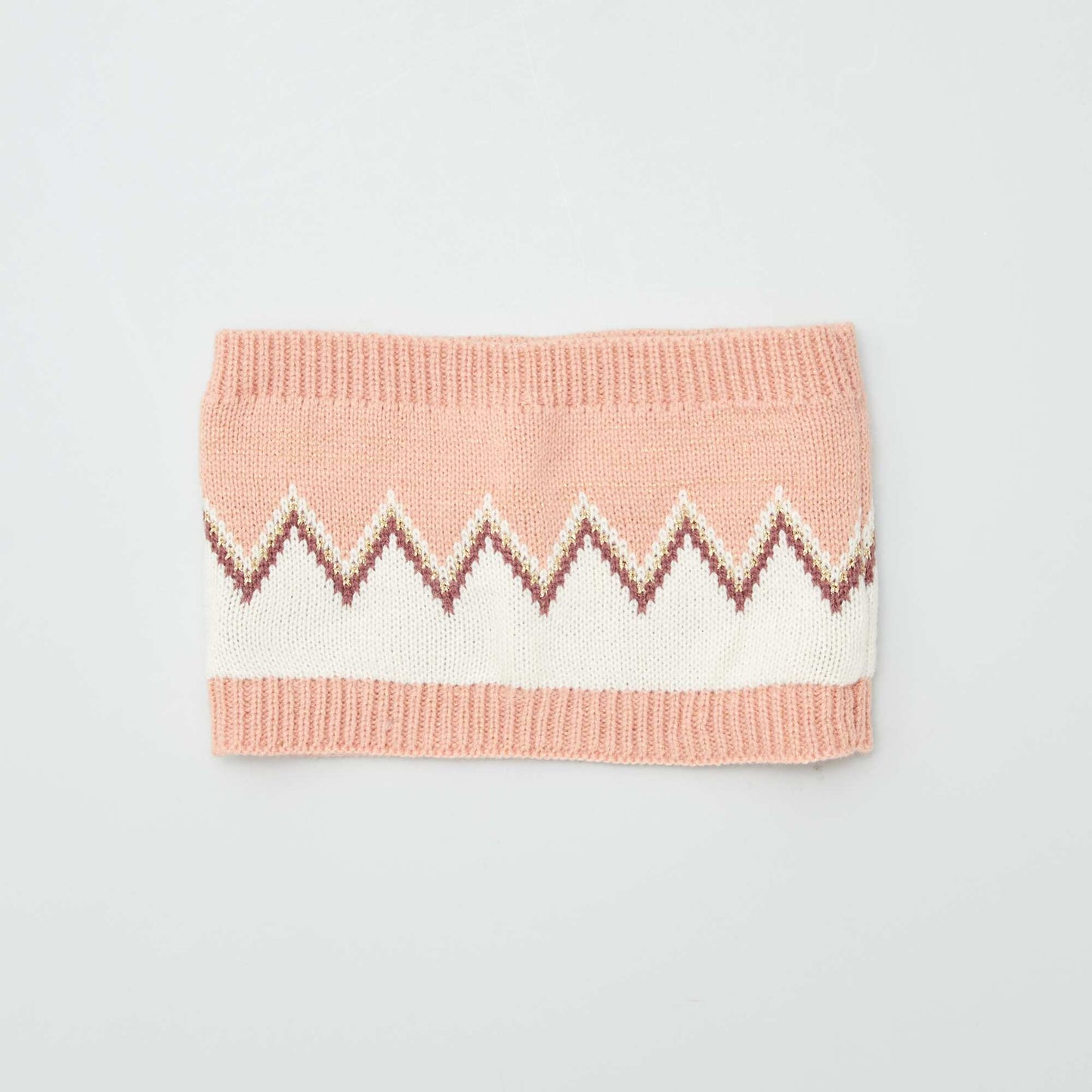 Ensemble bonnet + snood - 2 pièces Rose