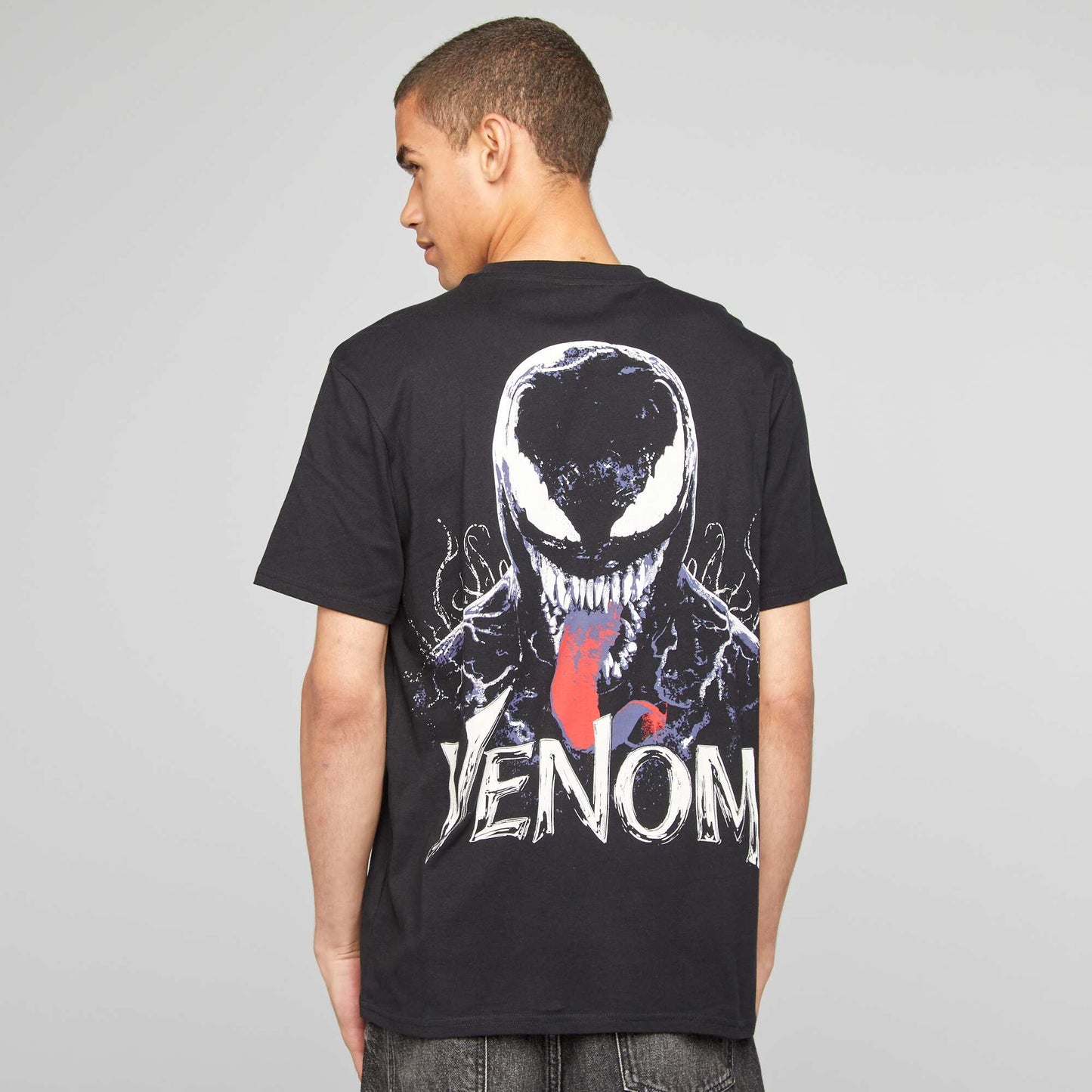 T-shirt imprimé 'Venom' Noir