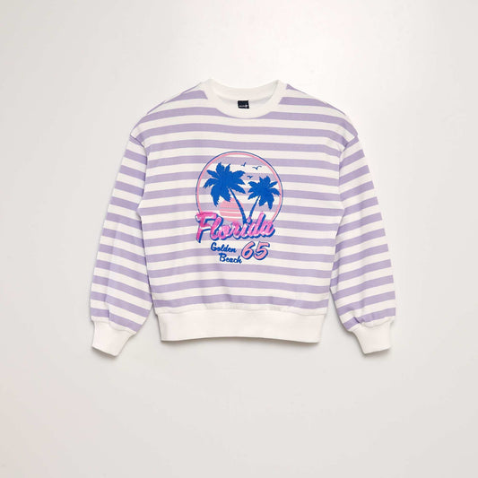 Sweat fantaisie Blanc