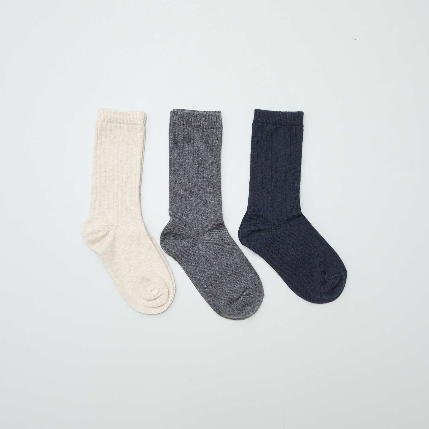 Lot de 3 paires de chaussettes chaudes Kaki