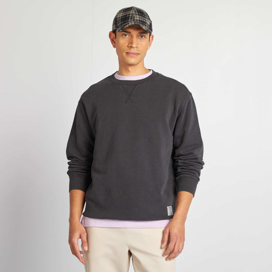 Pull en maille fine jauge Blanc
