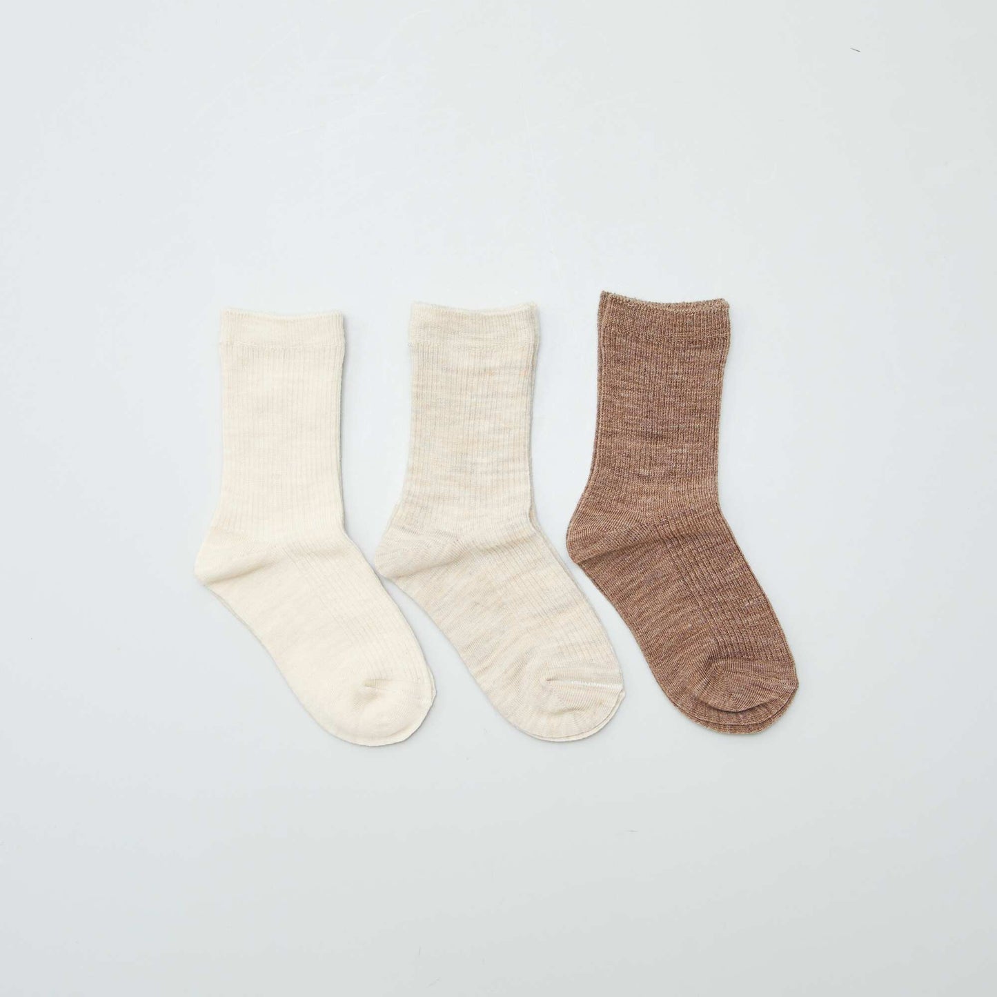 lot de 3 paires de chaussettes chaudes MARRON