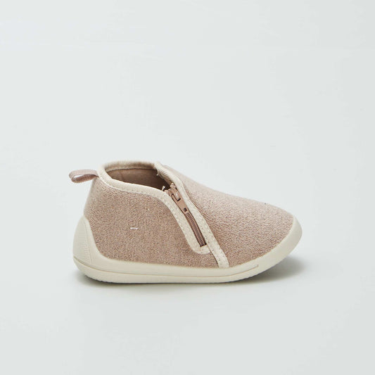 Chaussons boots BEIGE