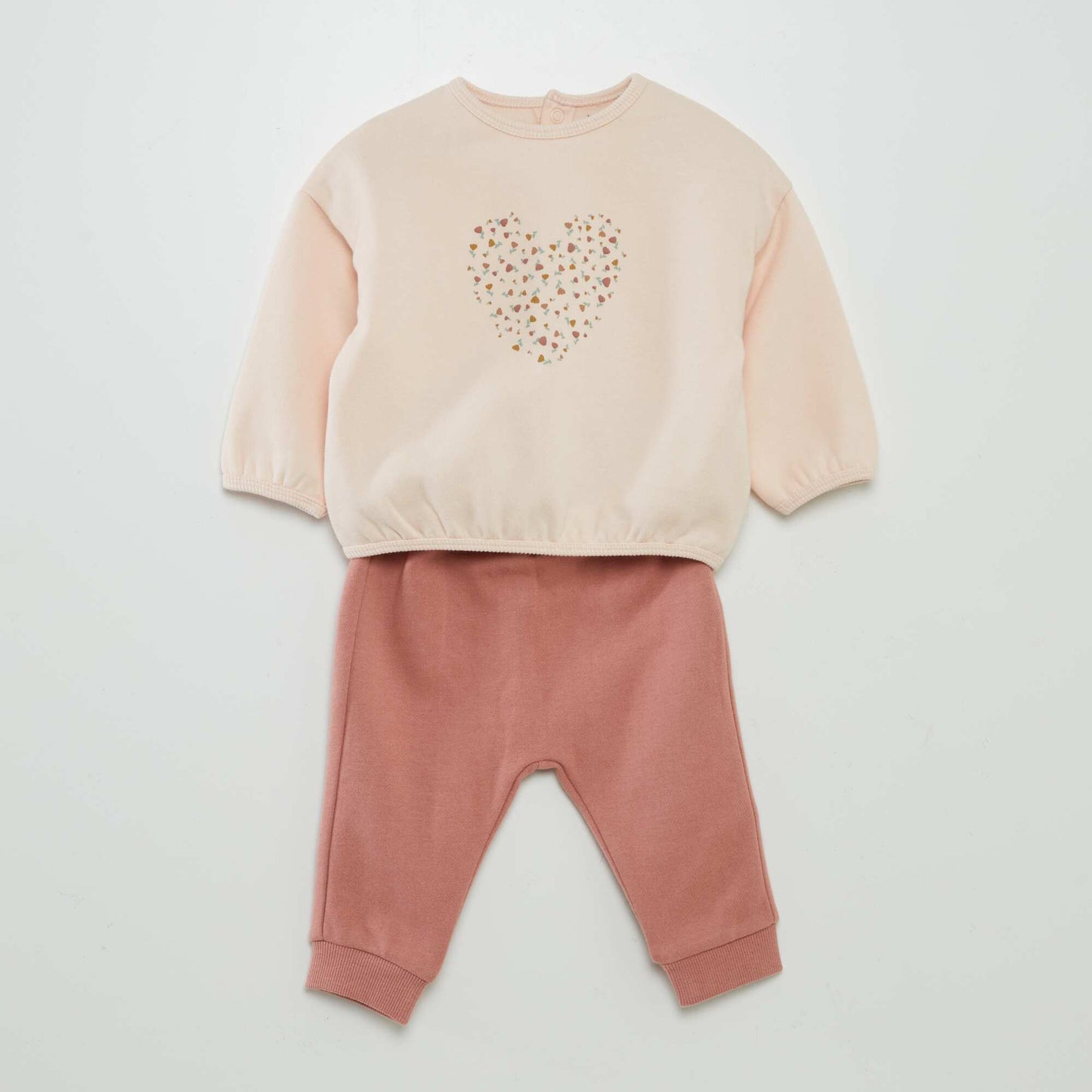 Ensemble sweat + pantalon de jogging - ;2 pièces ROSE