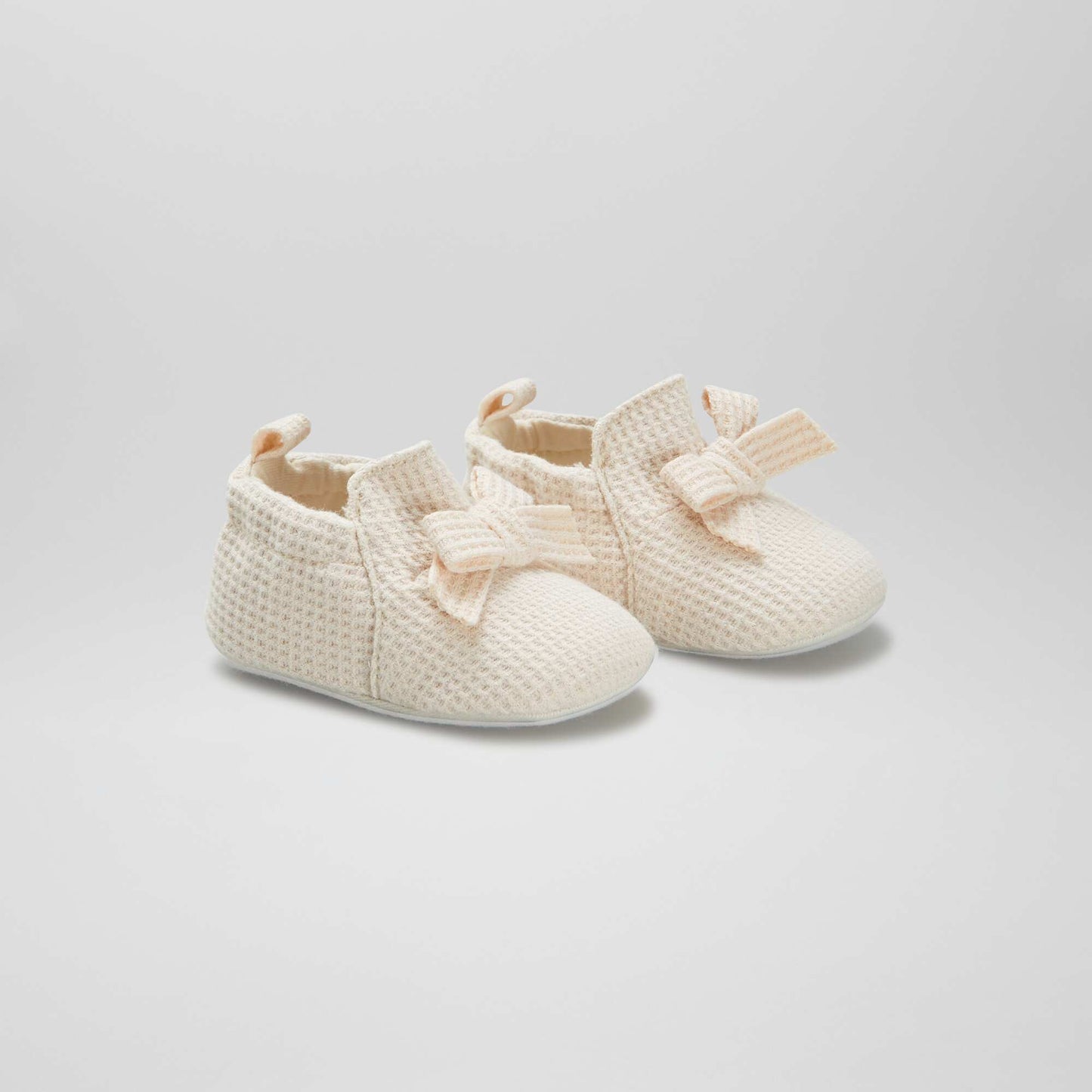 Chaussons en nid d'abeilles Beige