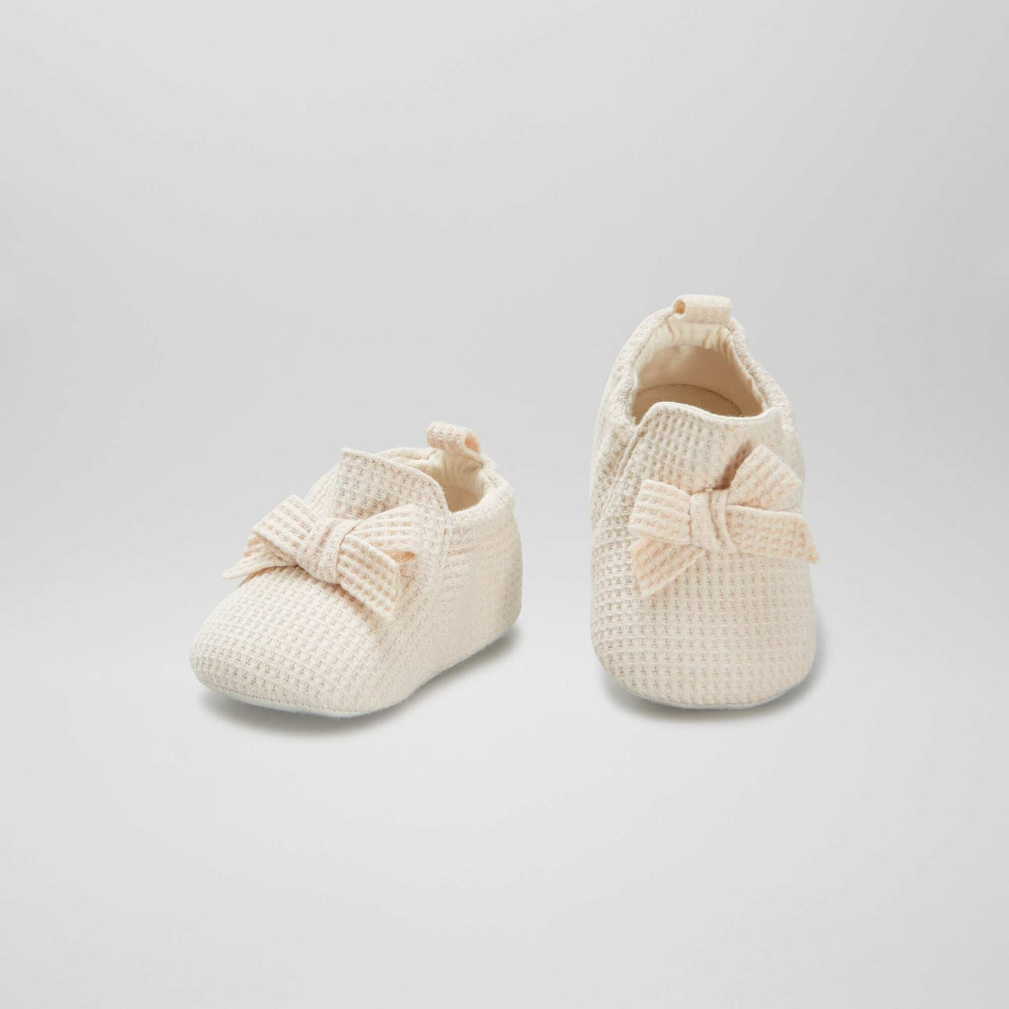 Chaussons en nid d'abeilles Beige