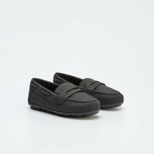 Mocassins bateaux unis Noir