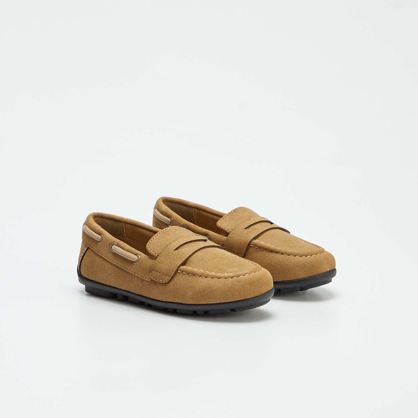 Mocassins bateaux unis Marron