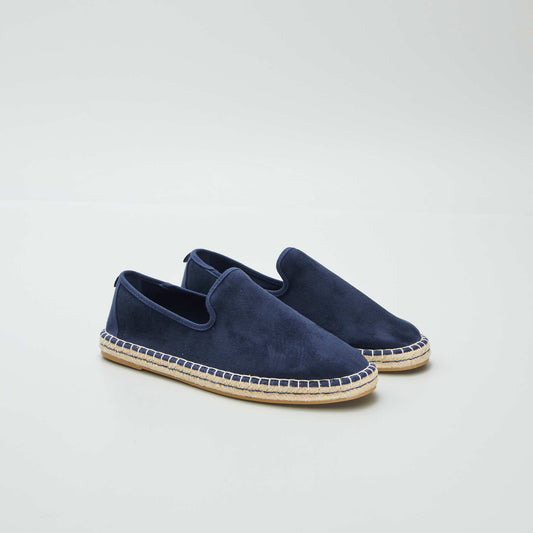 Espadrilles en suédine BLEU