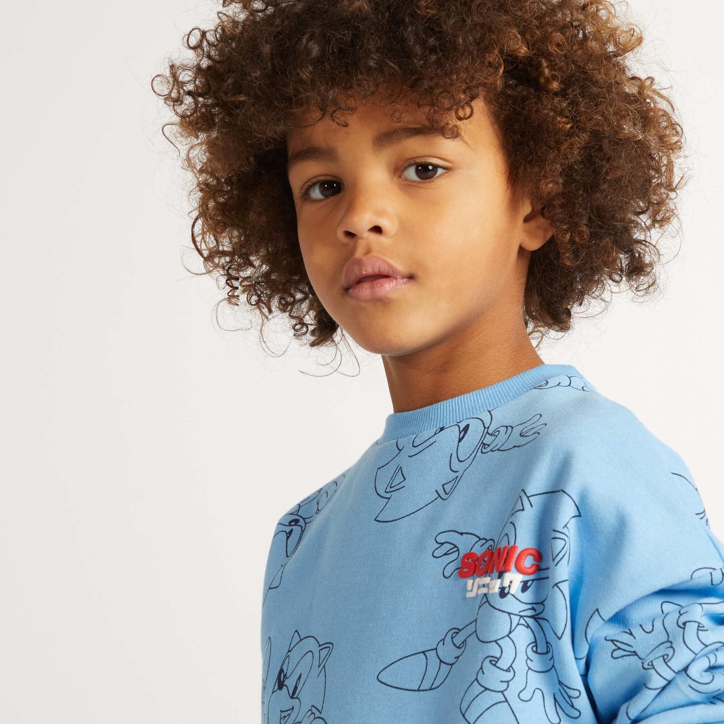 Sweat imprimé 'Sonic' Bleu