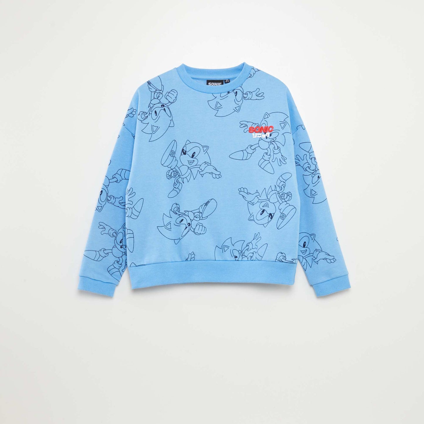 Sweat imprimé 'Sonic' Bleu