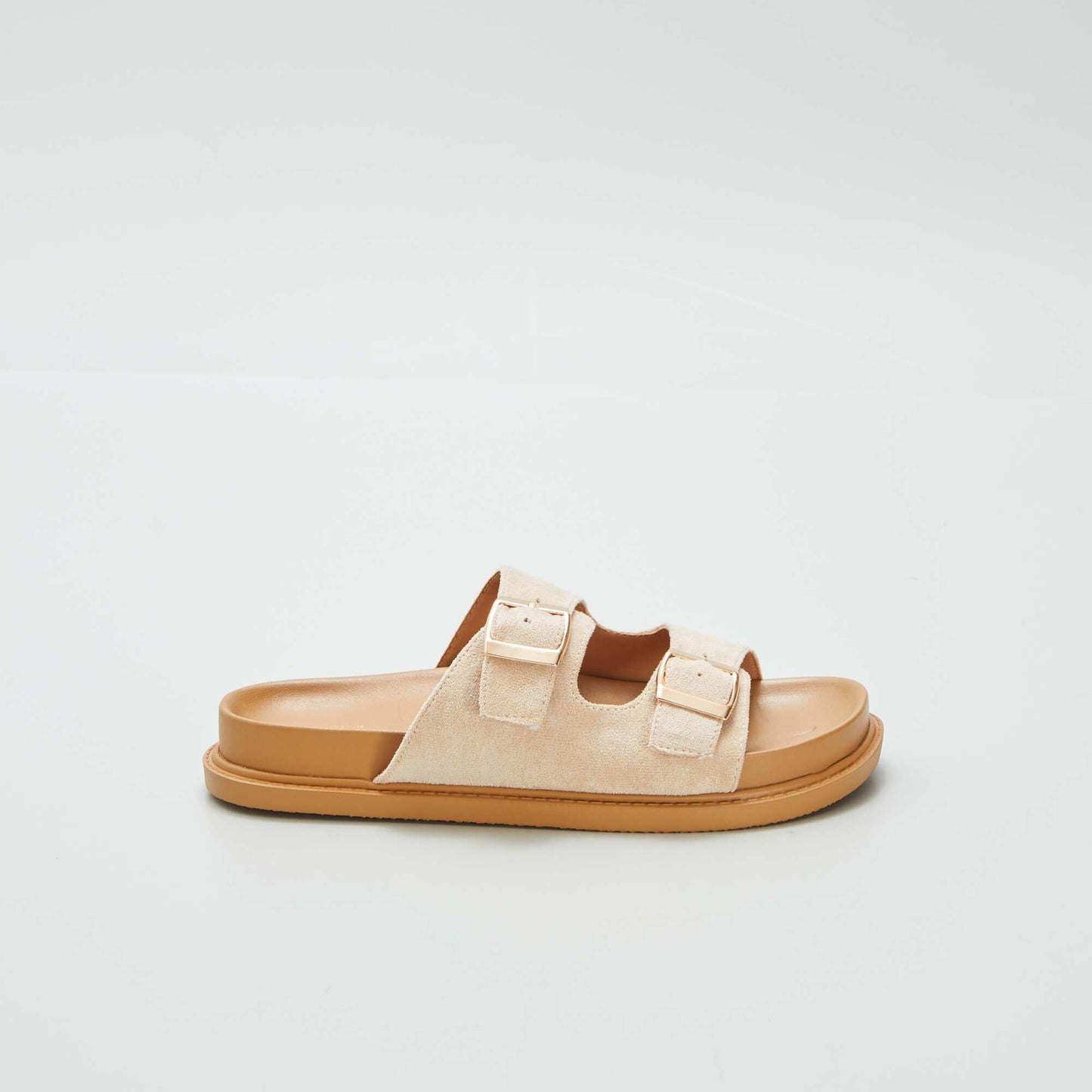 Mules épaisses double bride BEIGE