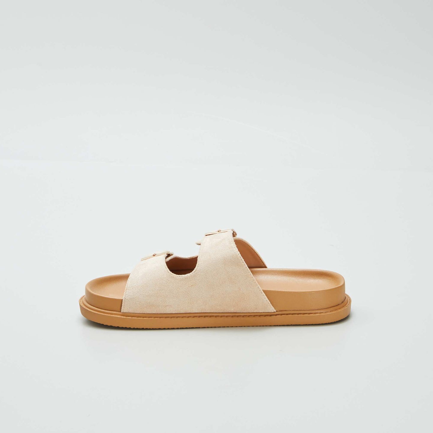 Mules épaisses double bride BEIGE
