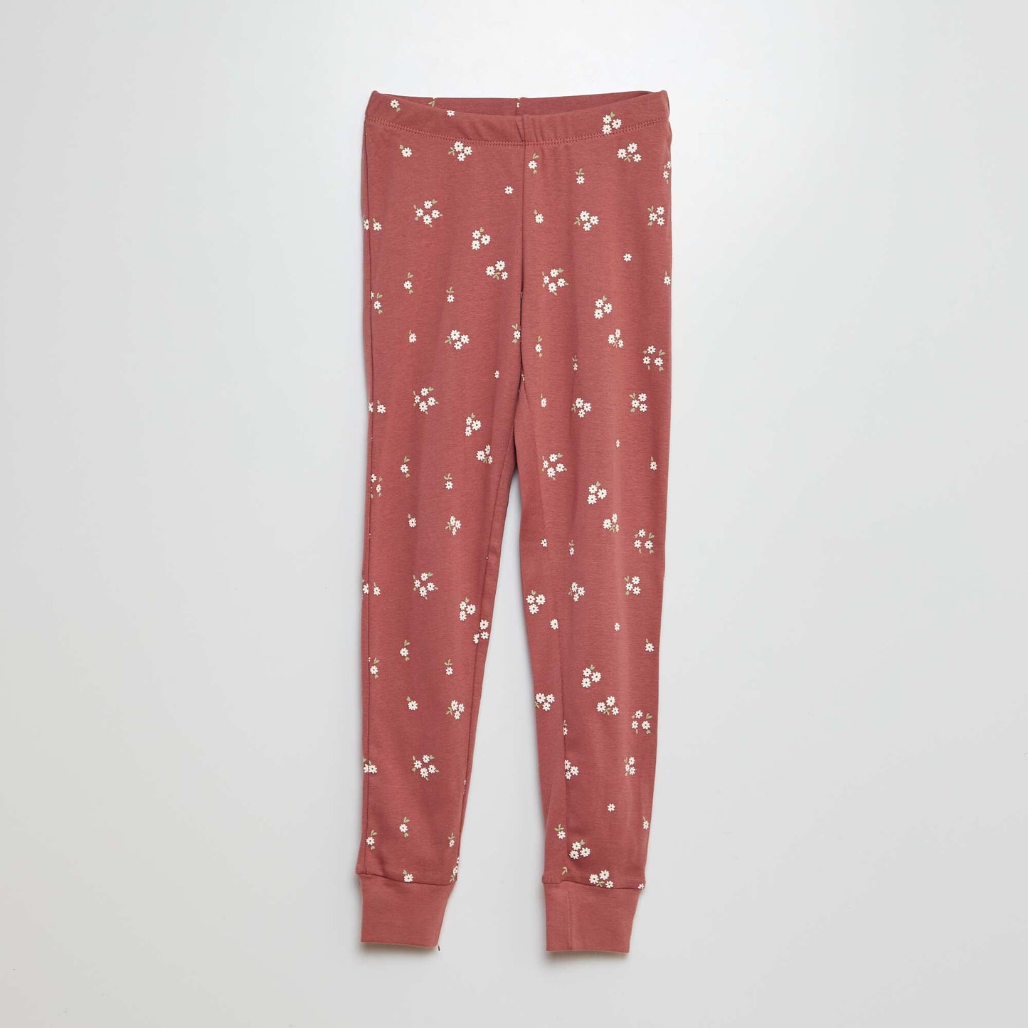 Pyjama long t-shirt + pantalon - 2 pièces Rose