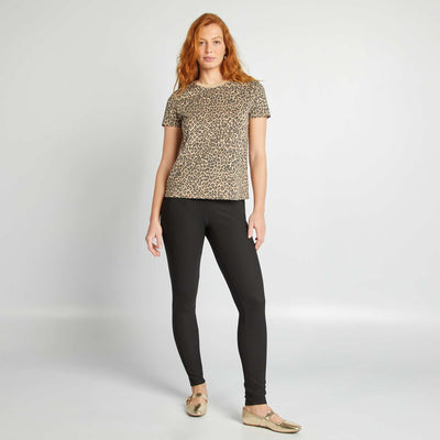 T-shirt imprimé Leopard