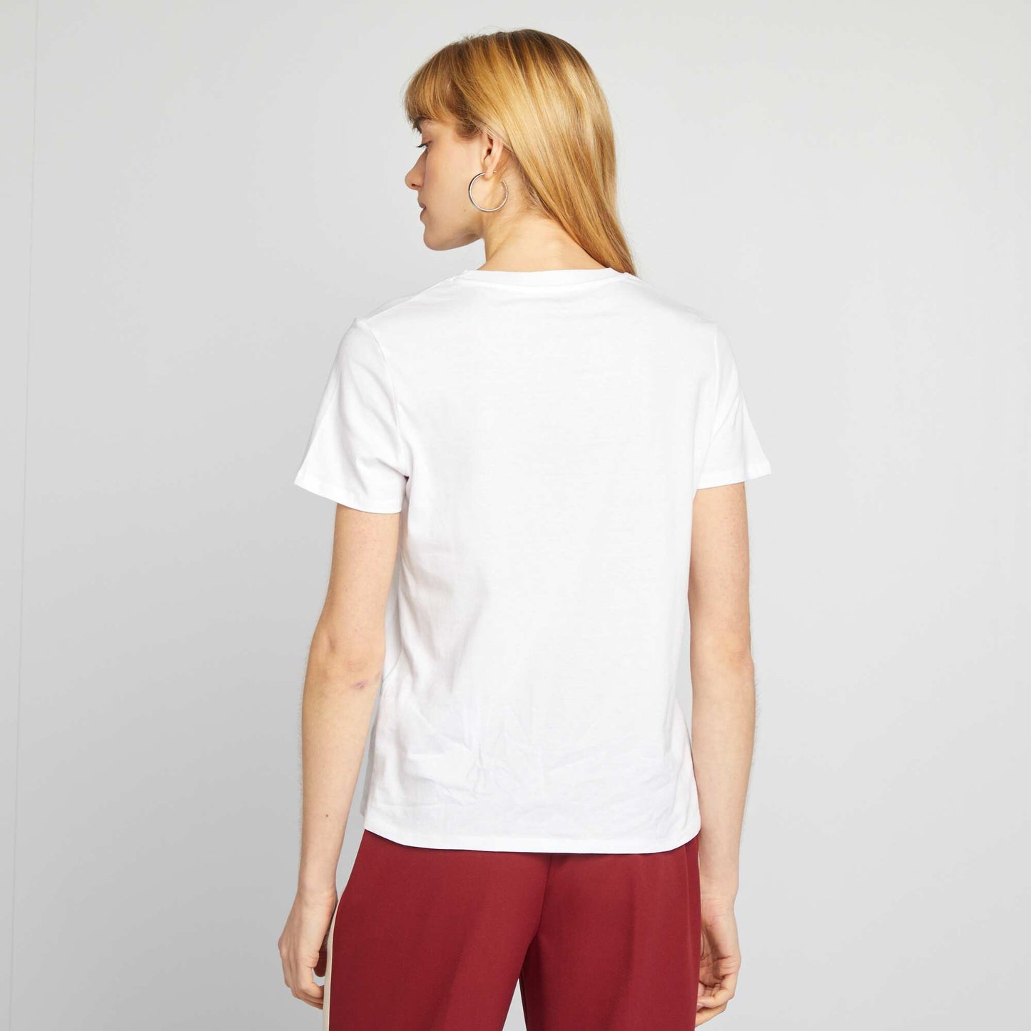 T-shirt imprimé BLANC