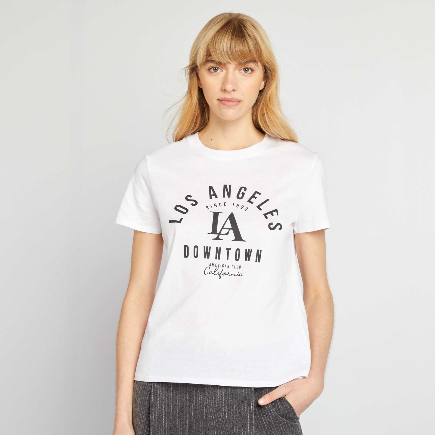 T-shirt imprimé BLANC