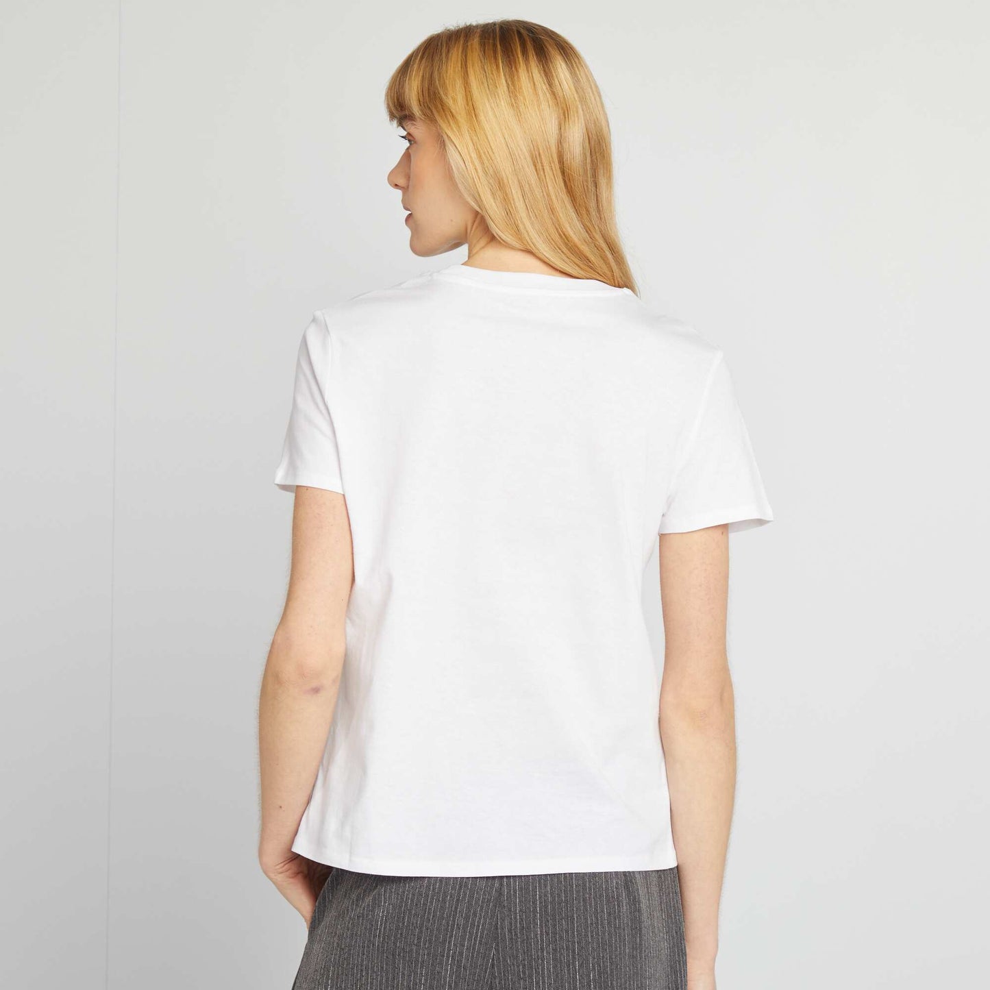 T-shirt imprimé BLANC