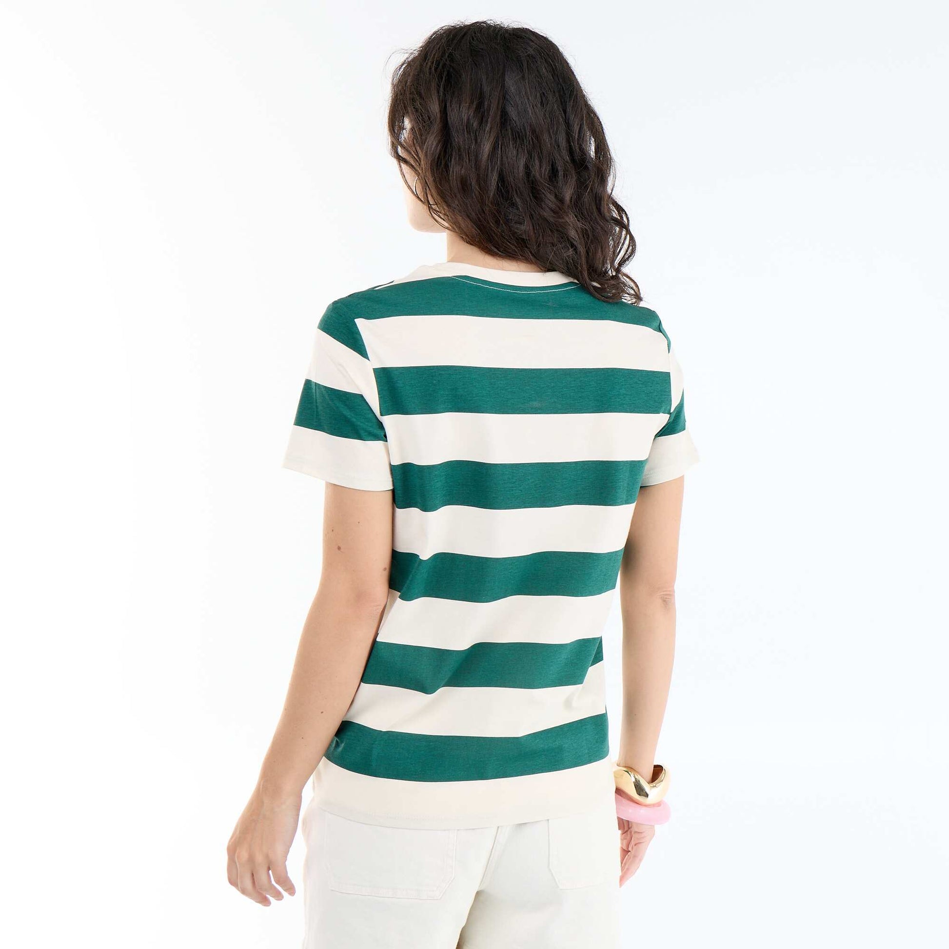 T-shirt imprimé BLANC