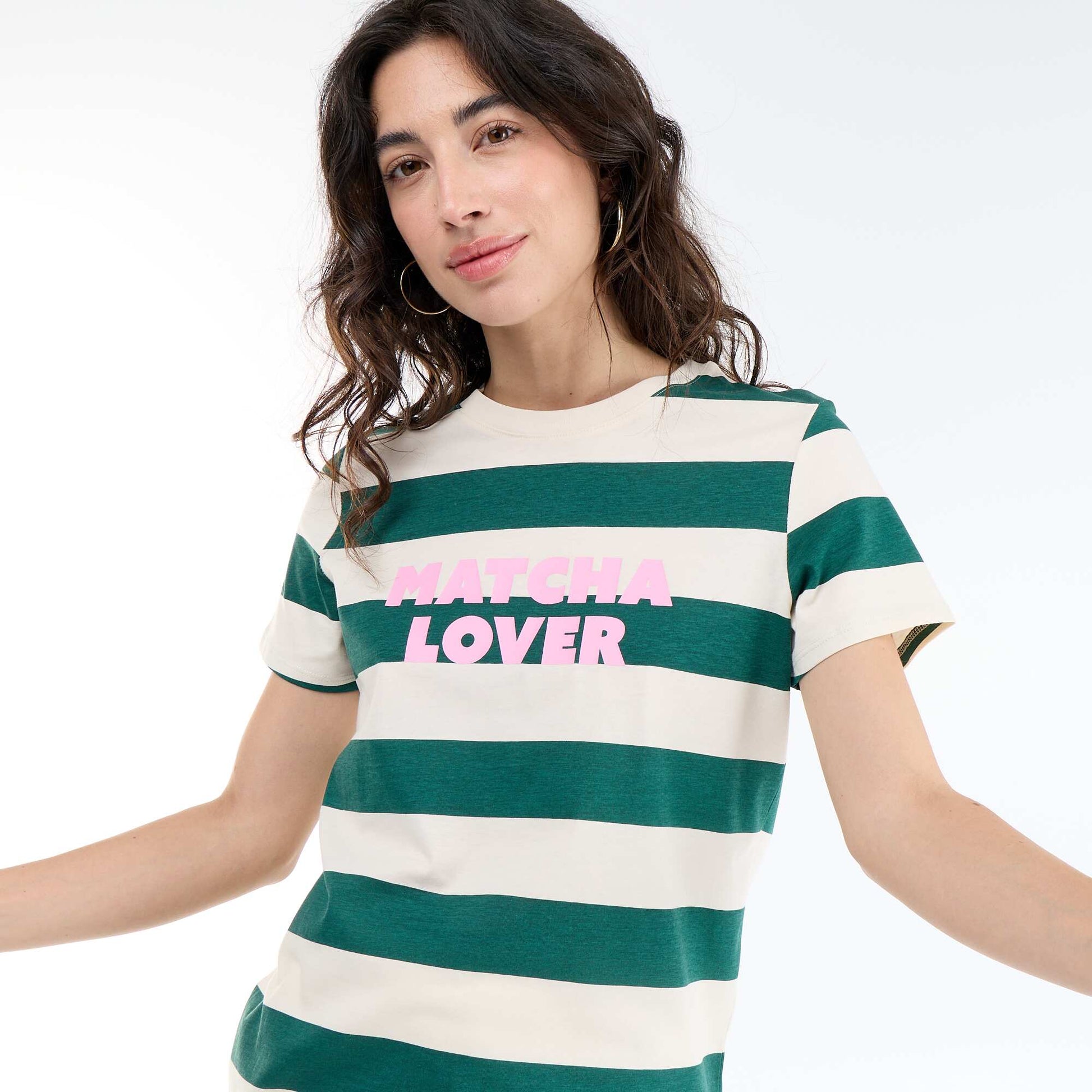 T-shirt imprimé BLANC
